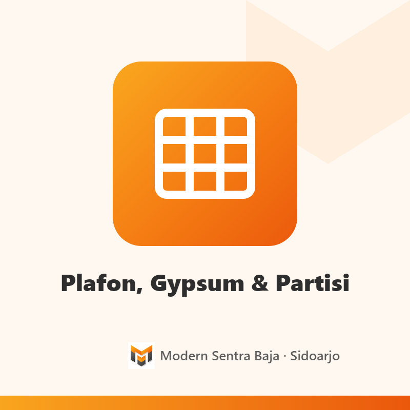 Plafon, Gypsum & Partisi — Corniz A Plus 20kg